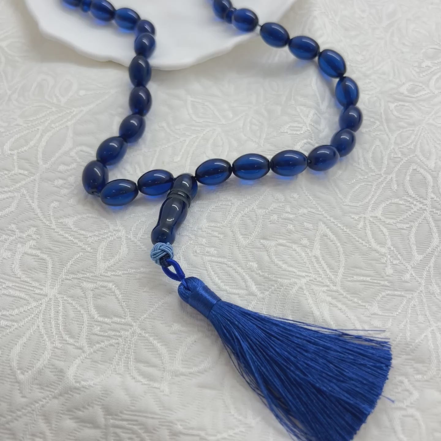 Midnight Blue 33-bead Tasbih product video