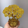 Golden Glow Handmade Resin Money Tree